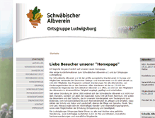 Tablet Screenshot of albverein-ludwigsburg.de